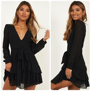 Showpo For A Rainy Day Dress in Black